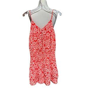 Ann Taylor Loft red vneck tiered thin stap sleeveless midi dress NEW size XXS